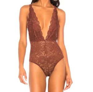 Revolve x We are HAH Women’s Coming In HAHt Lace Bodysuit Size XS - Picture 1 of 8