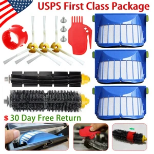 Replacement Brush Filter Kit for iRobot Roomba 600 Series 620 630 650 660 690 - Picture 1 of 5