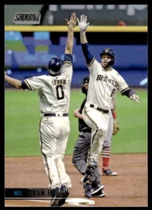 2021 Stadium Club #119 Ryan Braun Milwaukee Brewers - Picture 1 of 2