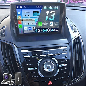DAB+ Für Ford Kuga 2012-18 Escape Android13 Autoradio GPS Navi CarPlay 4+64G KAM - Bild 1 von 15