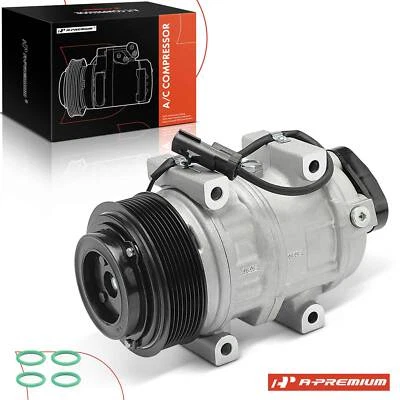 Compresor de aire acondicionado con 8 ranuras para Dodge Ram 2500 Ram 3500 Ram 4500 Ram 5500 HS18 Foto 1 de 4