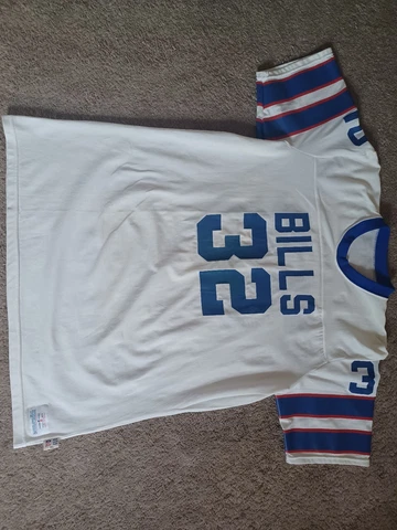 Rare Vtg Buffalo Bills 70's # 32 OJ Simpson Jersey Aim Toothpaste Promo Medalist Cover