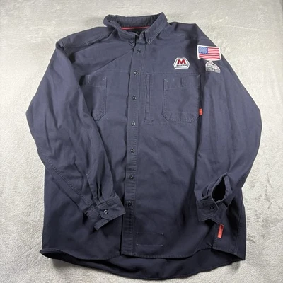 Camisa Bulwark FR Hombres 3XL Azul Resistente al Fuego CAT 2 IQ Series Westex G2 Ropa de Trabajo Foto 1 de 4