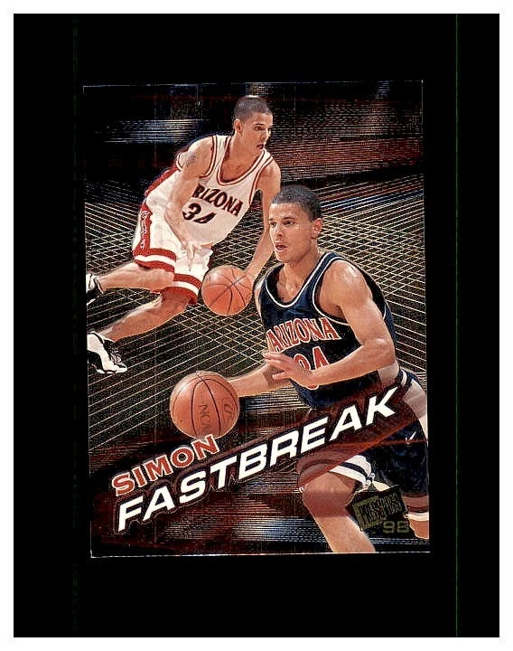 1998 Press Pass Fastbreak Miles Simon #FB12 ARIZONA STAR MINT ROOKIE - Image 1 of 2