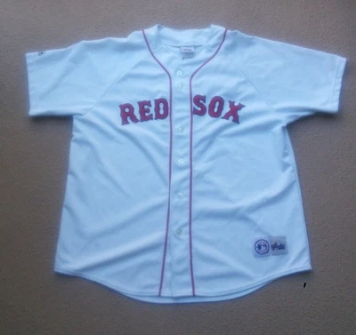 Vintage Men's Majestic x Boston Red Sox Jersey #5 Nomar Garciaparra White Sz XL - Image 1 of 4