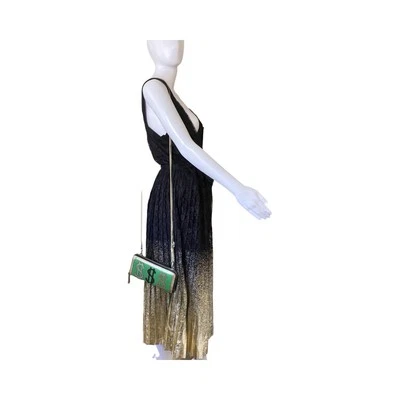 Worthington Evening Dress Sz 12 Black Gold Sleeveless Tulle Scoop Neck NWT - Image 1 of 4