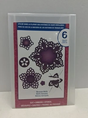 Spellbinders Shapeabilities MOROCCAN MOTIFS S5-065 CUT EMBOSS STENCIL 5 DIES - Image 1 of 2