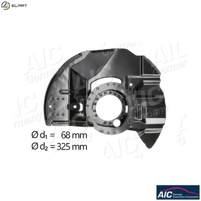 SPLASH GUARD BRAKE DISC 56409 FOR BMW 3/E46/Convertible/Compact Z4/Roadster - Image 1 of 4