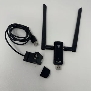 Alfa AWUS036AC AC1200 Dual-Band USB 3.0 WiFi Adapter 300Mbps/867Mbps High Gain - Picture 1 of 8