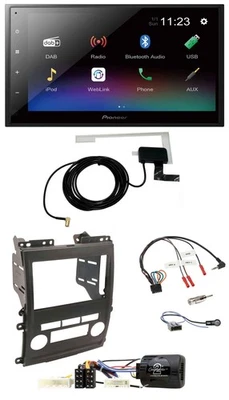 Pioneer DAB Lenkrad Bluetooth 2DIN USB Autoradio für Nissan Xterra 09-11 Telefon - Bild 1 von 4