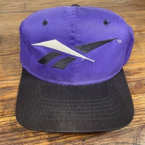 Gorra de béisbol de colección Reebok Golf con tirantes púrpura negra años 90 bordado logotipo - Imagen 1 de 14