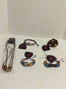 NWT 5 Pieces Paparazzi Leather Rebel, Rock Star, Urban Bracelets(#25781) - Picture 1 of 7