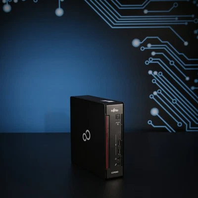 Fujitsu Esprimo Q558 Mini Office PC // Core i5-9400T, 16 GB RAM, 256 GB SSD - Bild 1 von 4