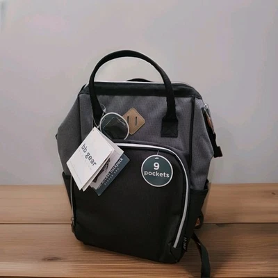 Nueva mochila bolsa de pañales BB Gear Baby Boom. Gris y negro Foto 1 de 4