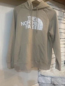 Sudadera con capucha para mujer The North Face XL beige logotipo de leopardo suéter sudadera - Imagen 1 de 5