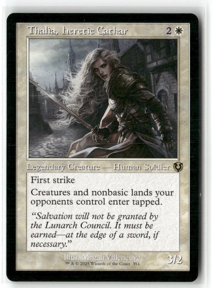 Thalia, Heretic Cathar (Retro Frame) Innistrad Remastered Regular - Image 1 of 1