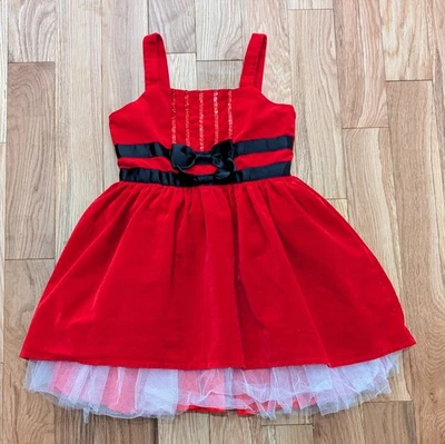 Harajuku Mini Target Red Velvet Dress Size M 7/8 - Image 1 of 4