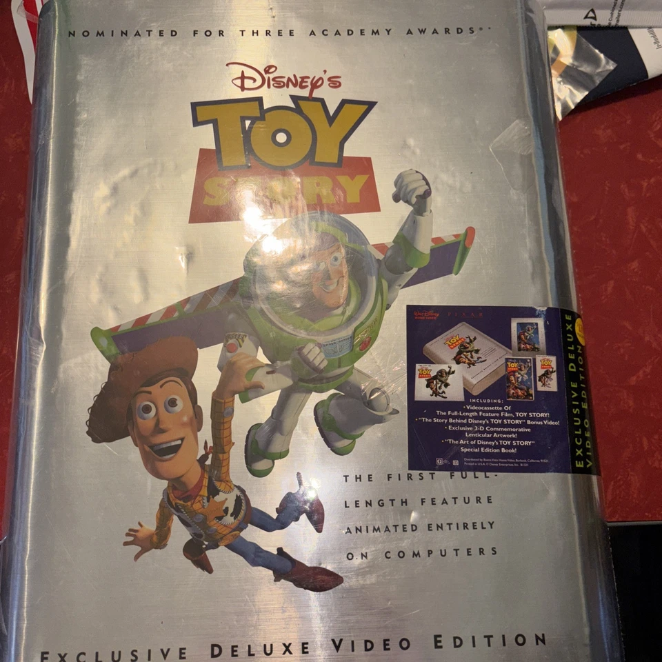 Toy Story (VHS, 1998, 2-Tape Set, Letterboxed Clam Shell Special Edition) Disney - Image 1 of 4