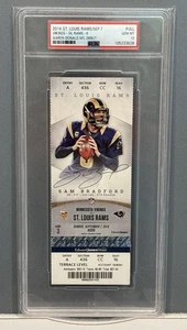 2014 Rams v. Vikings -- Aaron Donald NFL Debut -- PSA 10 GEM FULL ticket - Picture 1 of 1