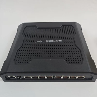 Ubiquiti TOUGHSwitch PoE PRO 8-Port Switch W.Cord Tested Works⭐Sameday Shipping  - Image 1 of 4
