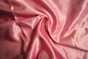 3/4  Yard Solid Shinny Silky Pink w/backing Fabric 33" X 60" - Picture 1 of 2