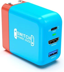 Switch Dock Charger TV Docking Station Compatible for Nintendo Switch OLED - Picture 1 of 8