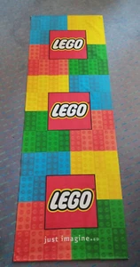 LEGO Display Flag Cloth Lego Logo Color Vintage Banner RARE Store merchandise - Picture 1 of 5