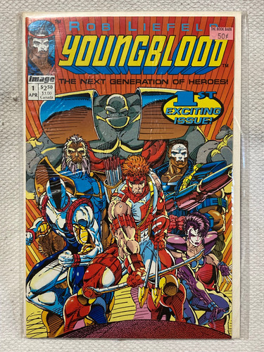 YOUNGBLOOD #1 (2025) JORDAN NOIR BLACK SABER EXCLUSIVE SIGNED BY ROB LIEFELD