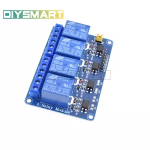 4 Four Channel Relay Module DC 5V + Optocoupler For Arduino PIC ARM AVR DSP AU - Picture 1 of 6