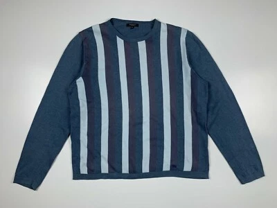 Vintage Burberry London Men's Lightweight Cotton Striped Sweater Size XL - Image 1 of 4