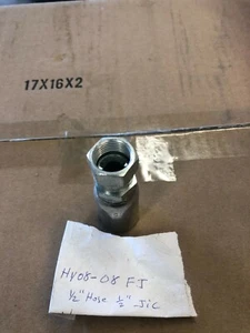 parker Hy08-06F Jic after market 1/2 Hydraulic hose fitting 3/8 thread - Picture 1 of 3