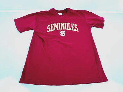 T-SHIRT FLORIDA STATE SEMINOLES FSU SZ: MEDIUM GARNET SHORT SLEEVE FOOTBALL OVB - Image 1 of 4