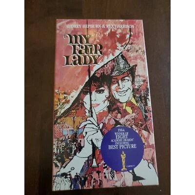 MY FAIR LADY Audrey Hepburn 2 TAPE VHS Factory Very Good Condition Foto 1 de 3