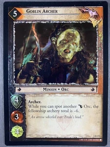 Descifrador Señor de los Anillos TCG FOIL - Goblin Archer - Nunca juegues - Imagen 1 de 4
