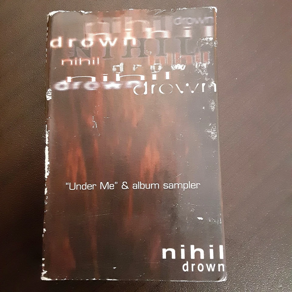 NIHIL band single UNDER ME - metal album DROWN - underground goth/emo cassette Foto 1 de 4