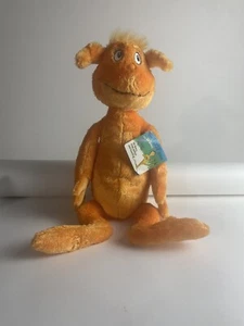 Kohls Cares~Dr. Seuss~The Foot Book Orange Plush Character Used - Picture 1 of 6