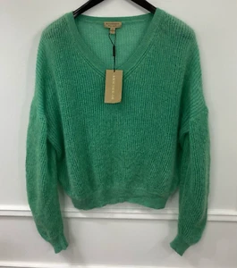 Jersey Burberry para mujer mohair cuello en V talla S - Imagen 1 de 6