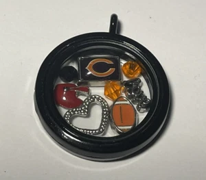 Chicago Bears NFL Memory Charm Locket w/ 22 IN chain NEW - Picture 1 of 3
