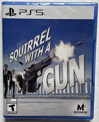 Squirrel With A Gun - Sony PlayStation 5 PS5 Maximum Entertainment SEALED NEW - Image 1 of 3