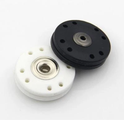 5PCS Quality Resin Press Studs Buttons Snap Fastener Sew On Poppers Black White - Image 1 of 4