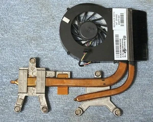 GENUINE HP PAVILION DV6-3000 DV7-4000 AMD HEATSINK & FAN - 610777-001 - Imagen 1 de 3