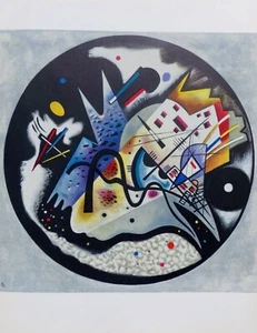 Wassily Kandinsky c.1960 Black Circle Original Lithograph Signed Abstract Art - Picture 1 of 5