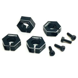 Trinity TEP3095 Clamping Aluminum Wheel Hexes (4) : EB410 / ET410 - Picture 1 of 1