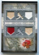 2007 Topps Sterling Moments Relics Six sm57 Albert Pujols Six Bat Jersey 8/10