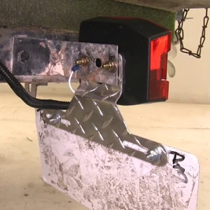2PC Aluminum License Plate Bracket - Trailer/RV/Off-Road Light Mount - Picture 1 of 11