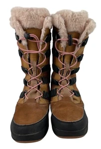 All in Motion Girls Snow Winter Alberta Boots w/ Thermolite Faux Fur Size 5 - Picture 1 of 15
