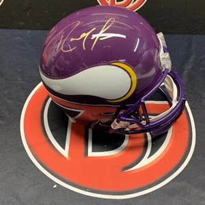 Randy Moss Vikings Signed Speed Replica Helmet Autographed JSA - Picture 1 of 5