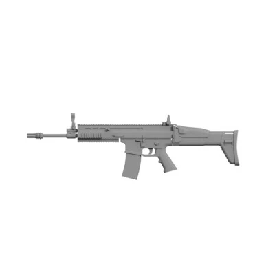 SSMODEL SSG48204 1/48 Military Model Kit US SOF Combat Assault Rifle - Image 1 of 3