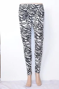 Damen Damen Mädchen Leopard Leggings bedruckte Tierhose Leggings 8-26 - Bild 1 von 6