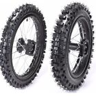 12mm Front 60/100-14 Rear 80/100-12 Tire Rim Wheel Pit Dirt Bike Motocross Razor